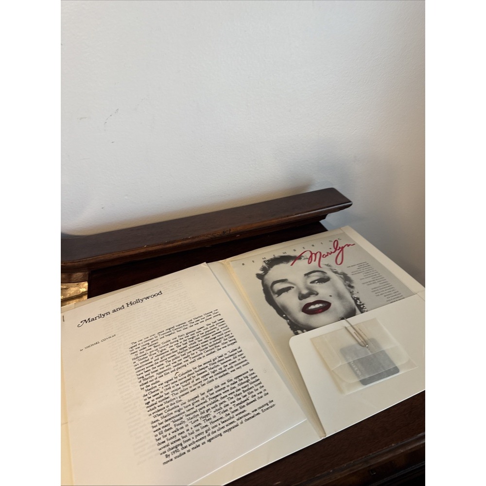 "Remembering Marilyn" 30th Anniversary Of Death, Radio Facts Sheets & Slide
